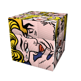 Cube POP ART, modèle PC3