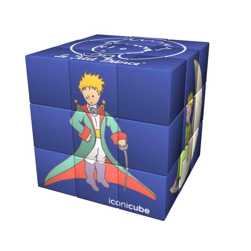 Solved KUBIKO cube featuring The Little Prince